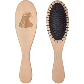 'Vintage Dove Portrait' Wooden Hairbrush (HA00055808)