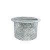 Commercial Floor Drain Strainer, 6'' Lip Diameter x 4" Tall