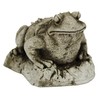 Toad Garden Statues Cement Frog Sculptures Cast Stone Frogs Figurines