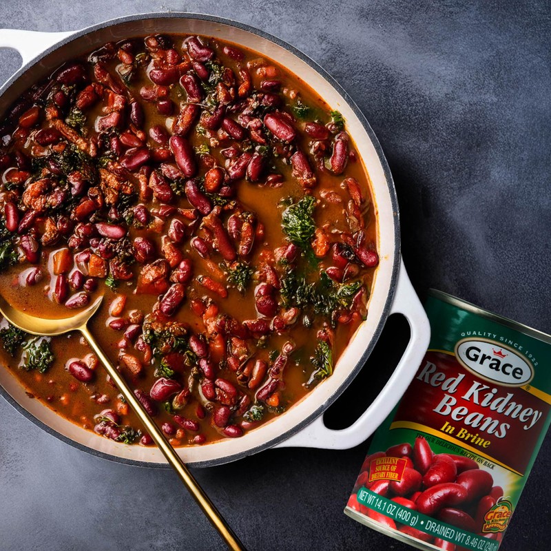 Grace Dark Red Beans in Brine 15 oz - 2