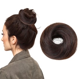 MUNSKT Hairpiece Bun 8 Colours - Voluminous Fake Bun with Elastic Band for Thin/Thick Hair, Natural Look Like Infinity Braids (Hair Accessories for Women) (2M33)