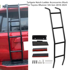 MAD HORNETS Tailgate Hatch Ladder Accessories Black for Toyota 4Runner 5th Gen 2010-2024