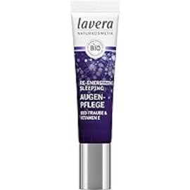 lavera Re-Energizing Sleeping Eye Care - Natural Cosmetics - Vegan - Organic Grapes & Vitamin E - Selected Power Active Ingredients - Reduces Expression Wrinkles - Moisturises - Paraben Free - 15 ml