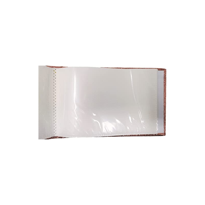 Glitter Rose Gold Glitter Photo Album - Holds 36 Photos