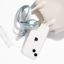 Hamy Sorureda! PU Leather Shoulder Strap, pale, blue