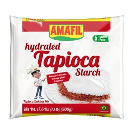 Massa Para Tapioca Brasileira Amafil | Pack 3x500g | Brazilian Hydrated Manioc Starch