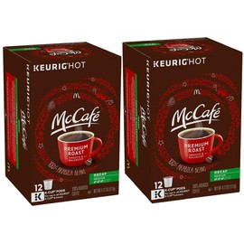 McCafe Decaf K-Cup Coffee - Medium Roast 12 Ct. (2 Pack)