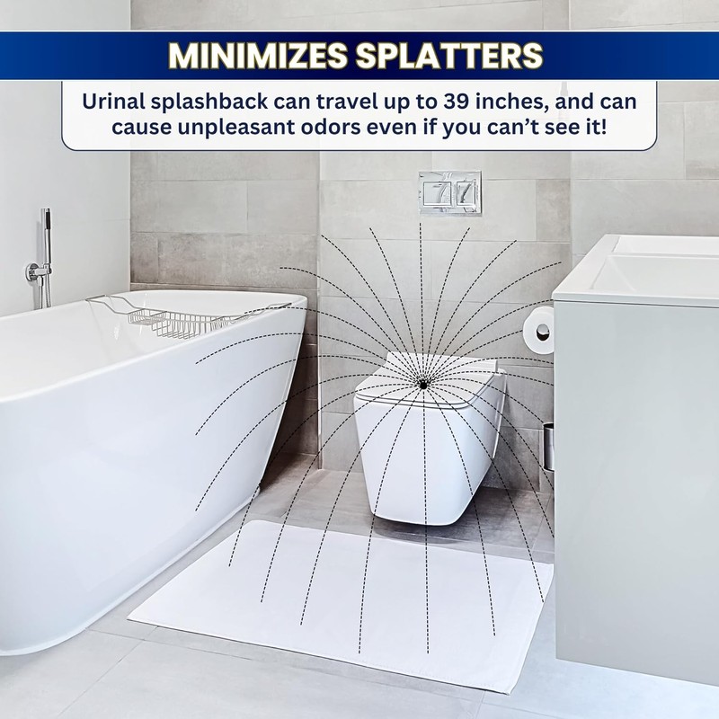 Toilet Clip-On Splash Guard – In-Bowl Odor Control for Bathrooms