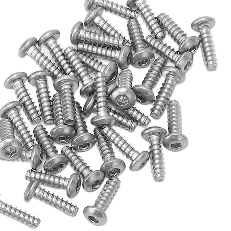 RC Screw Kit Stainless Steel Half Round Head Countersunk Head