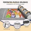 Nariolar Puzzle Mat with 6 Colourful Felt Sorting Trays -