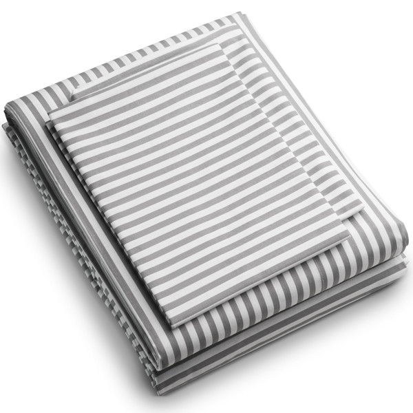 Pereti Italy Cotton Sheets, Pure Cotton Percale Sheets Set, 4