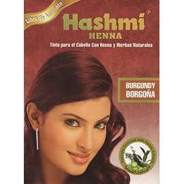5 HENNA TINTE PARA CABELLO (BURGUNDY) HASHMI | LO MAS NATURAL | SIN MALTRATAR TU CABELLO
