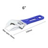 Adjustable Wrench Lightweight Wrench Compact Soft Grip Wide Mouth Wide