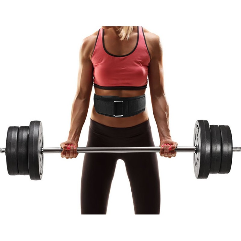 Vishusju Weightlifting Belt 6 Inch Back Lumbar Support for Men