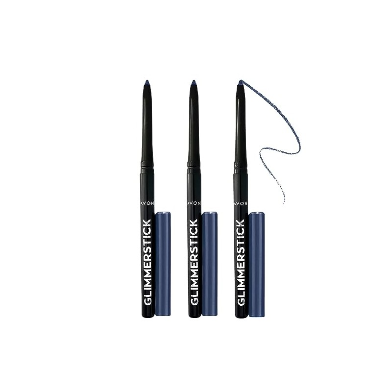 3 x Avon Glimmerstick Eyeliner in Starry Night Blue