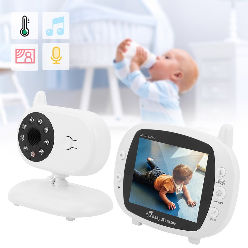 3.5in TFT Baby Camera Digital Night Vision Temperature Sensor Viewing