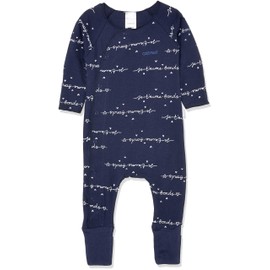 Bonds Baby Newbies Cozysuit, Je T’aime Bonds Deep Arctic / White, 00 (3-6 Months)