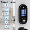 Keyless Entry Door Lock Deadbolt with Auto Lock, Electronic Keypad