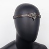 L'VOW Viking Leather Headpiece Medieval Adjustable LARP Headband Pirate Cosplay