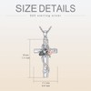 MISTBEE Bee Necklace Cross Jewelry Gifts 925 Sterling Silver Cross