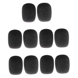 Universal Headset Foam Windmuff Mic Covers, 10x Sponge - Colour: Fushcia