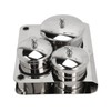 Stainless Steel Nail Powder Holder Thickening Sturdy Dustproof Smooth Surface