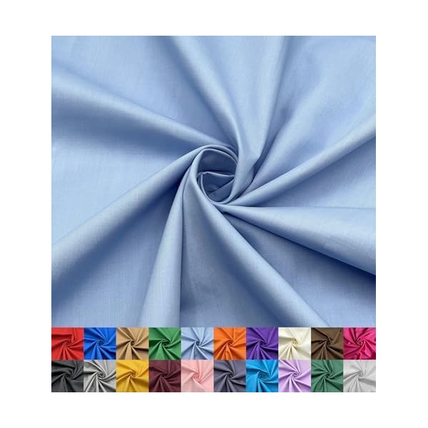 EOVEA - Cotton Polyester Fabric by The Yard – 60"