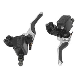 KIMISS Aerox Brake Lever Motorcycle Pair Motorcycle Left Right Brake Lever with Oil Can Aluminiumoy CNC Replacement for Yq50 Aerox 1997-2013