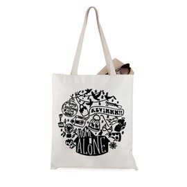 WCGXKO TV Show Inspired Tote Bag Merry Christmas Ya Filthy Animal 90s Christmas Comedy Merch (Filthy Tote CA)