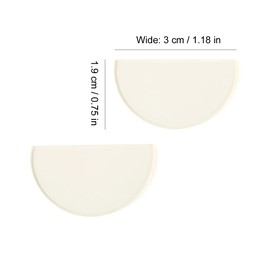 2 Pack, Stick-On Bifocal Lenses Reader Magnifying Adhesive Reading Lens Sticker Sport Sunglasses Glasses Magnifier Add On (Clear, 3.5, Multiplier_x)