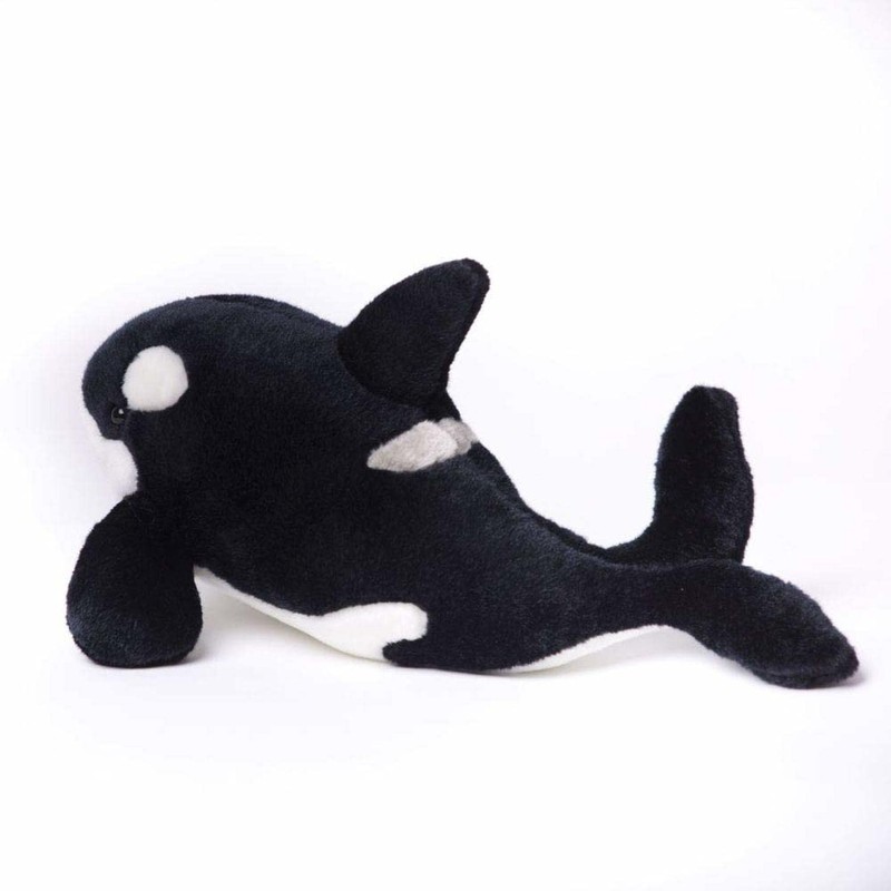 TAMMYFLYFLY Stuffed Toy Orca Whale - 12" Plush Killer Whale