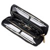 Umbro Tarpaulin Round Zip Long Wallet, Black/gold