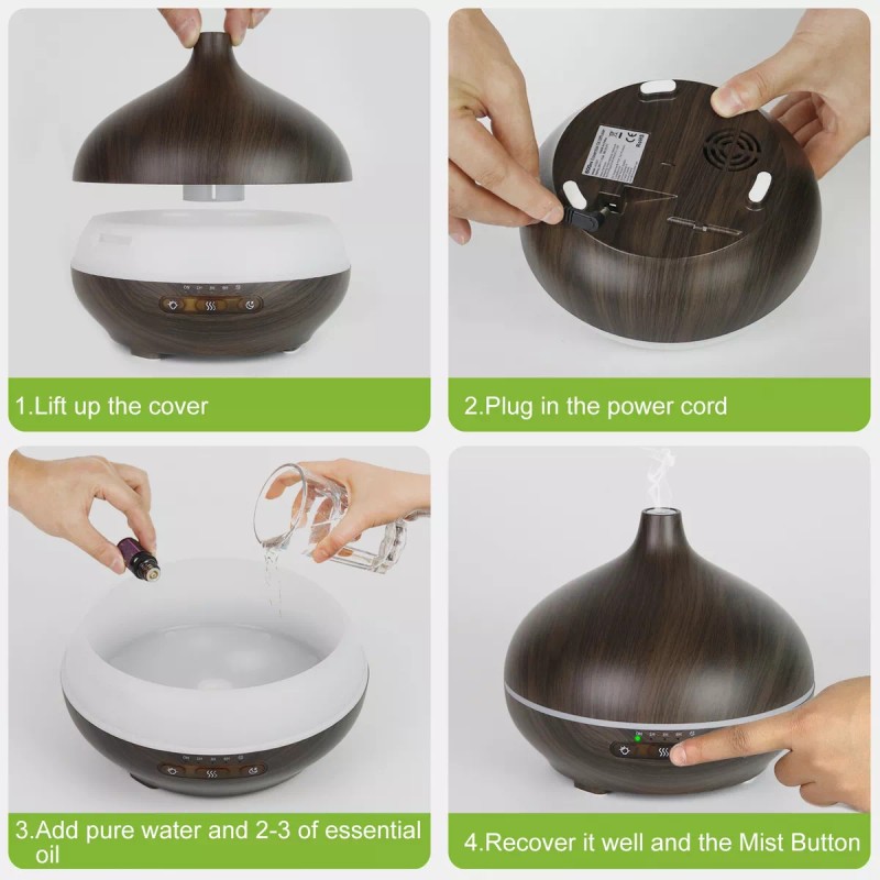 Humidificador de Aire y Difusor de Aroma | Eléctrico |