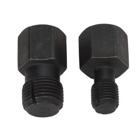 Oxygen Sensor Thread Repair Tool, Practical O2 Sensor Rethread Chaser Kit 2pcs Black Iron Sturdy for Spark Plug