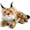 Carl Dick Lynx lying approx. 28 cm plush toy, stuffed