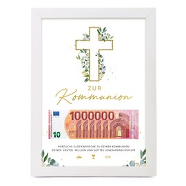 BOFUNX Money Gifts Communion Your First Million Communion Gifts Money Gift Packaging with Picture Frame for Girls Boys
