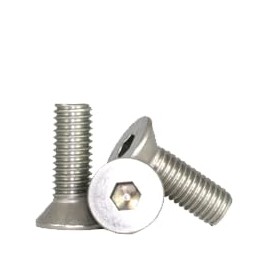 1/4-20 x 1" Flat Head Socket Cap Screws Countersunk Bolts, Allen Socket Drive, Stainless Steel 18-8, Fully Threaded (25 Pack)