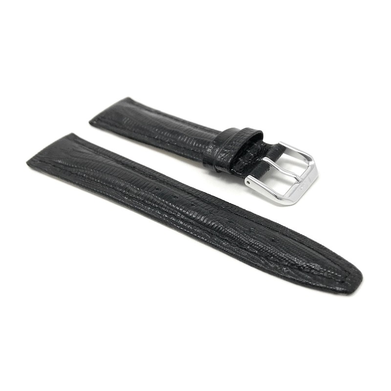 Bandini 12mm Womens Italian Leather Watch Band Strap - Black