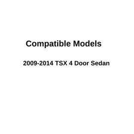 Driver Left Side Rear Vent Window Vent Glass Compatible with Acura TSX 4 Door Sedan 2009-2014 Models