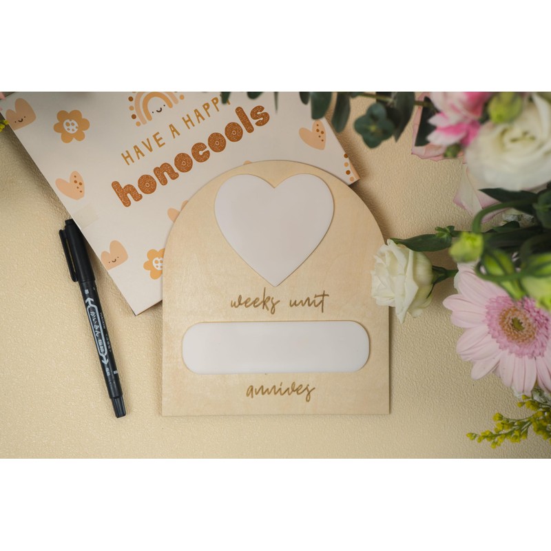 HONOCOOLS Wooden Picture Frame (Countdown Weeks)