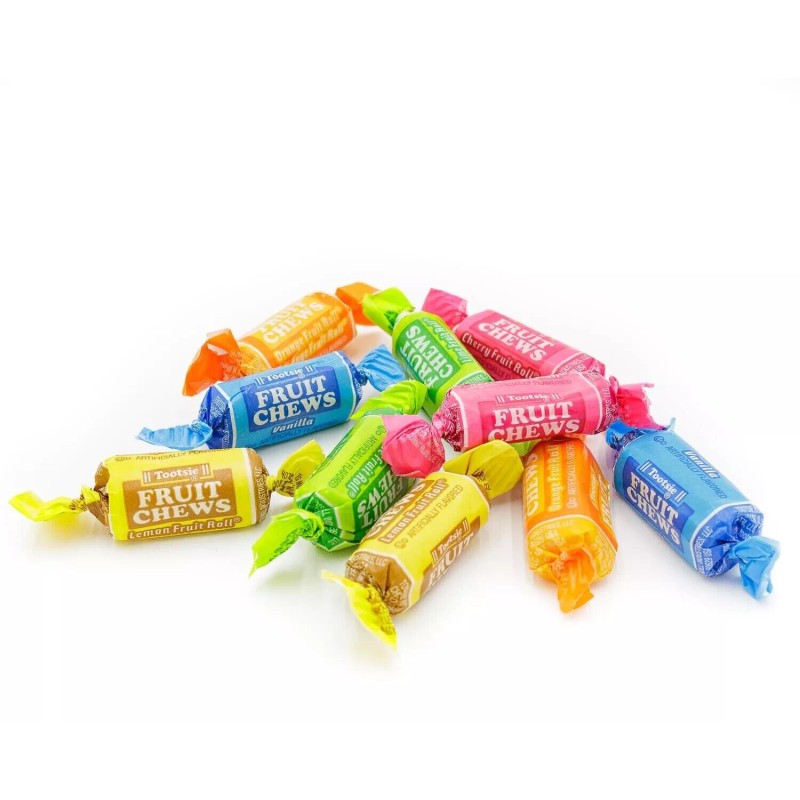 TOOTSIE ROLL Fruit Chews, 5 Assorted Flavors, Bulk & Delicious