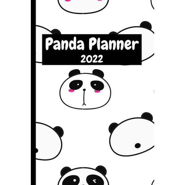 2022 Panda Planner- Cute Daily Planner for 2022: Daily Planner