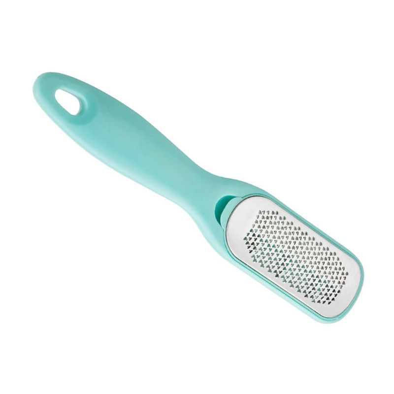 Baluue 2 Pcs Stainless Steel Foot Peel Scrubber Pumice Brush