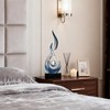 XGZY 15inch Flame Sculpture: Resin Flame Shaped Art Decoration, Suitable