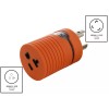 AC WORKS® 30A 125V NEMA L5-30 Male Plug to 20A