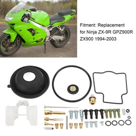 Carburetor Repair Kit, 40Pcs/Set Motorcycle Carburetor Overhaul Needle Set Replacement for Ninja ZX-9R GPZ900R ZX900 1994-2003