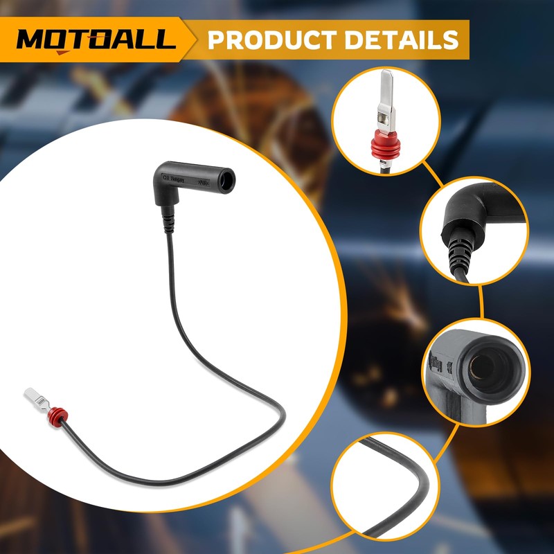 MOTOALL Coolant Heater Glow Plug Wire Harness 3 Pcs Fit