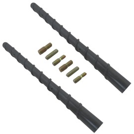 Short Spiral Antenna for Harley Daviddson CVO Limited 1998-2024 (2 Packs Black 7")