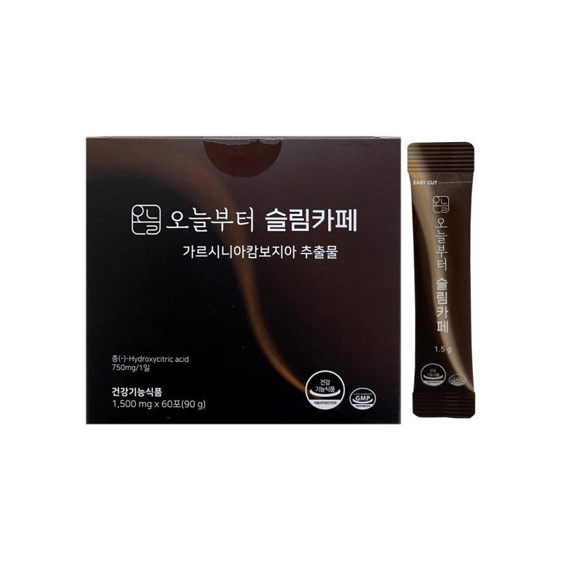 오늘부터 슬림카페 1500mg x 60포 / 써클 Slim Cafe 1500mg