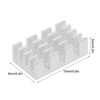80Pcs Aluminum Heatsinks Module Cooling Radiator Board for Electronic Components